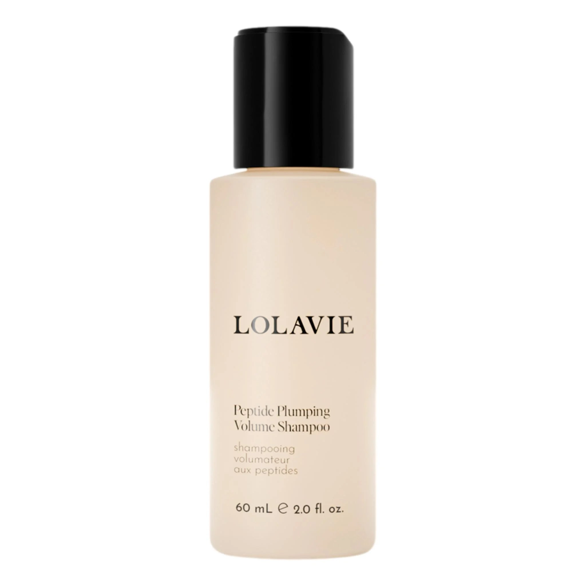 LolaVie Travel Size Peptide Plumping Volume Shampoo, 2.0 oz